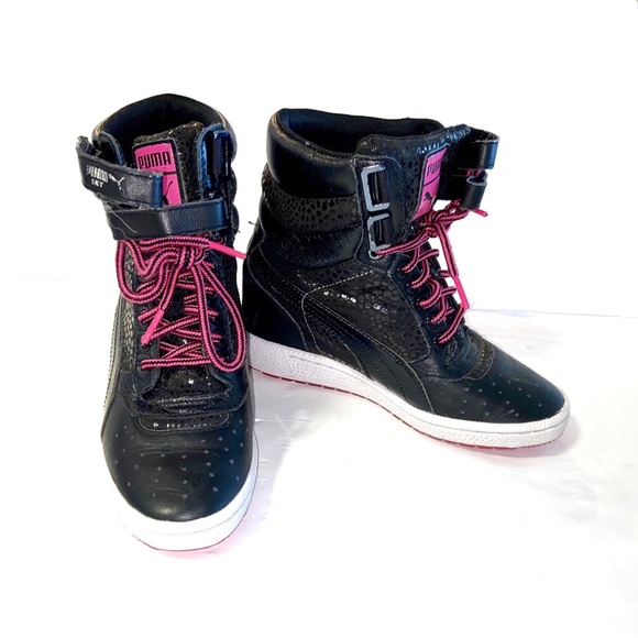 puma high cut sneakers